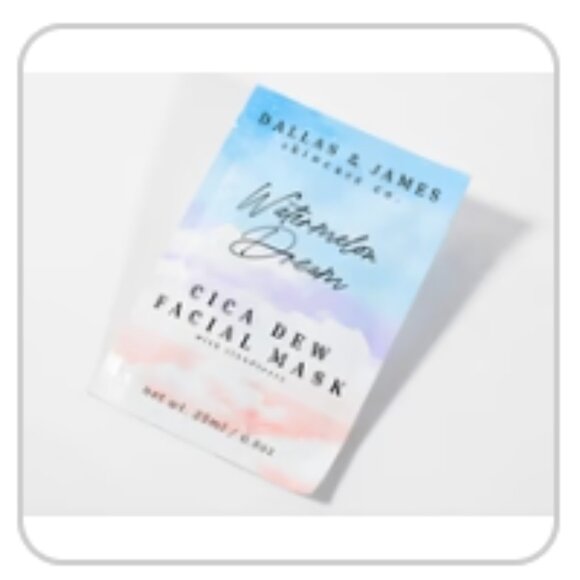 Dallas & James - Watermelon Dream Cica Dew Facial Mask (Single) - Picture 2 of 2